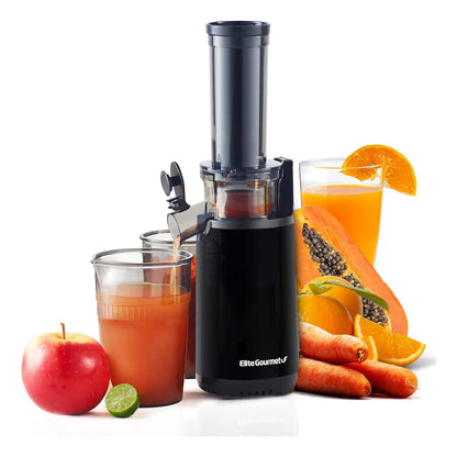 Extractor De Jugos Elite Gourmet EJX600 Negro 110V Jugos Frescos En Casa