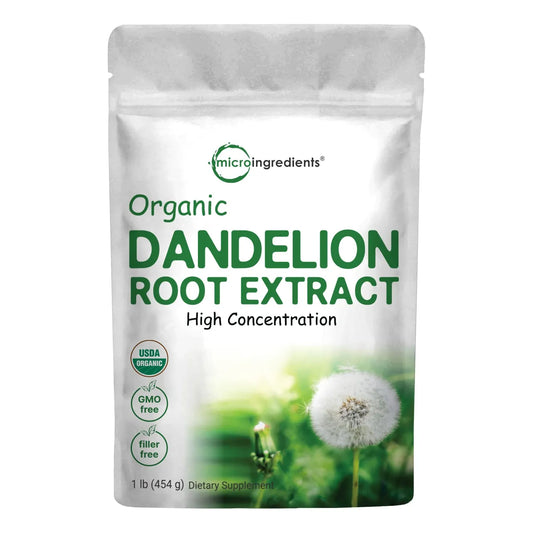 Té Orgánico De Raíz De Diente De León En Polvo 1 Libra 450 Porciones Digestión Y Energía
