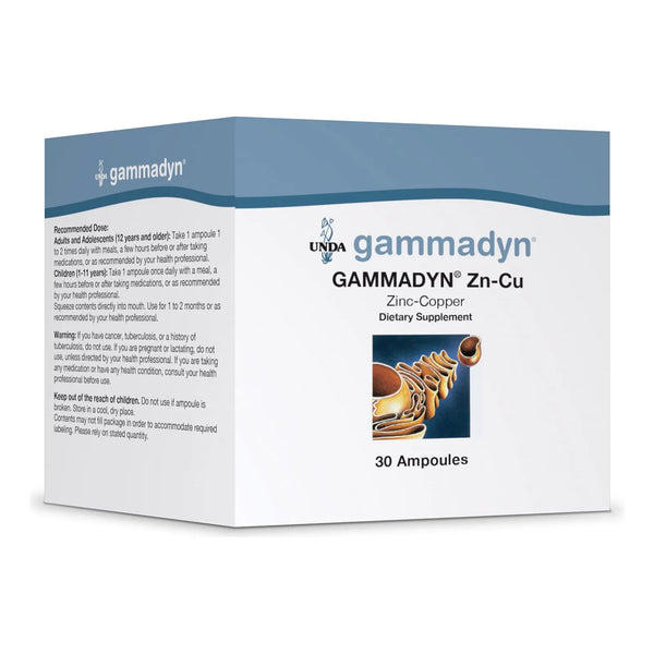 Gammadyn Zinc Cobre 30 Ampollas Suplemento Oligoelemento Esencial