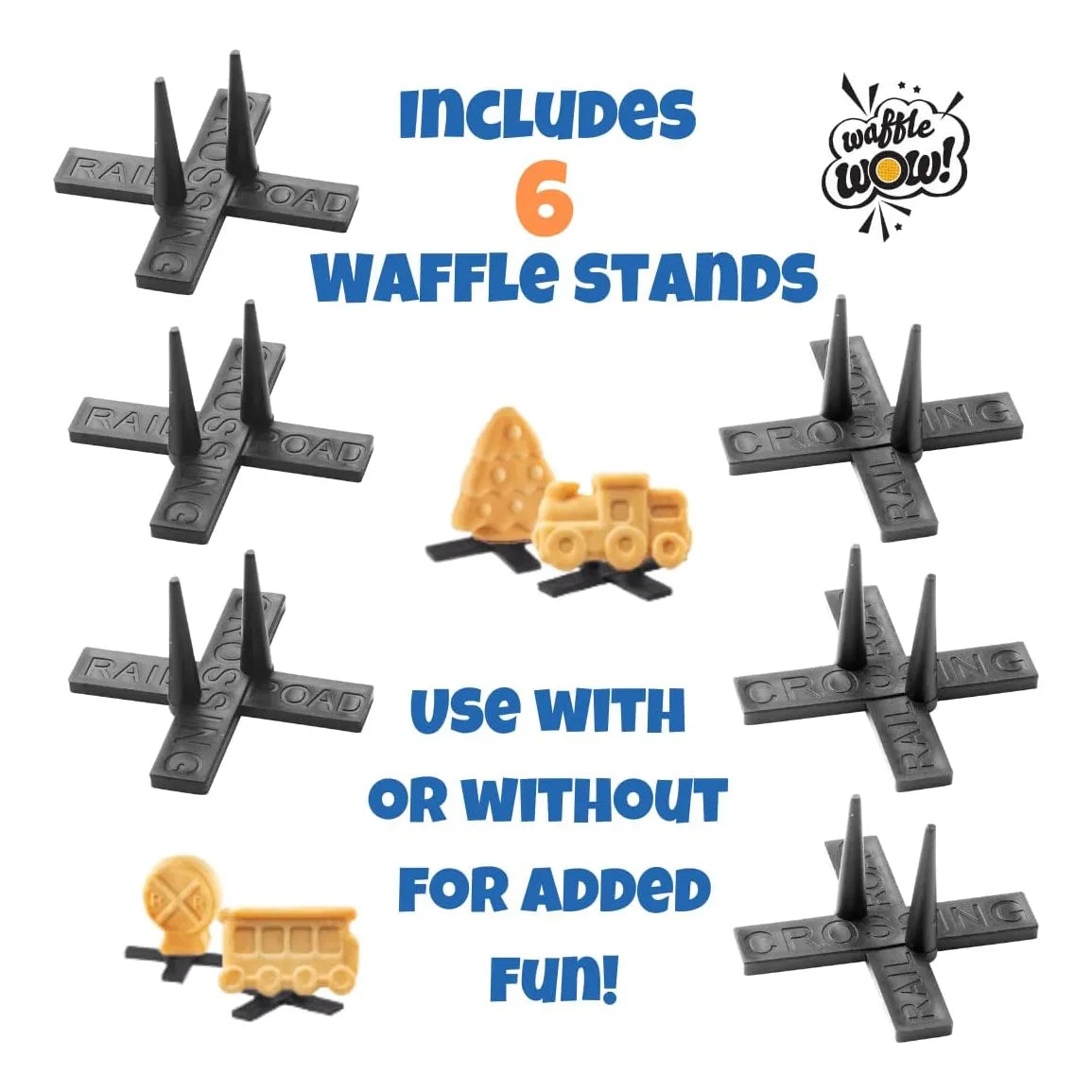 Train Set Waffle Maker Crea Divertidos Waffles En Forma De Tren Para Niños