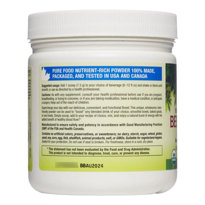 Polvo De Remolacha Y Bayas Antioxidantes 188g Mezcla Natural Para Energía Y Salud Muscular