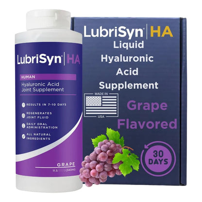 Lubricante Articular Natural Sabor Uva Con Acido Hialuronico 11.5 Onzas Alivia Dolor Y Rigidez