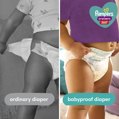 Pañales Pampers Cruisers 360 Talla 5 128 Unidades Protección Antifugas