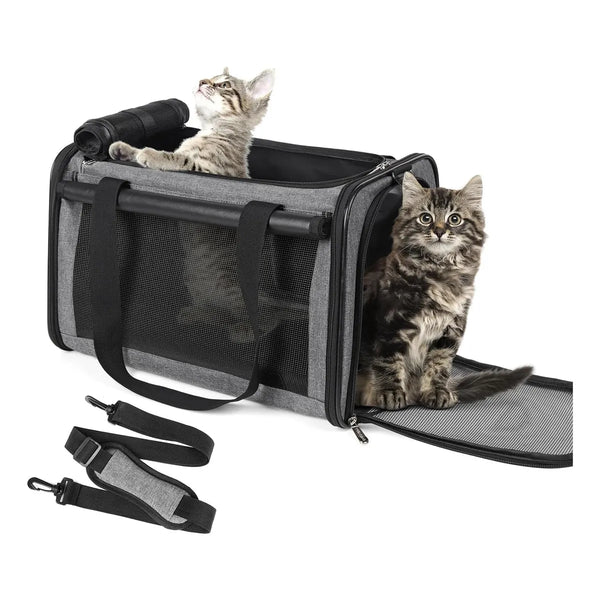 Transportador Para Mascotas Aprobado Por Aerolíneas Hasta 25 Lb Seguro Y Cómodo