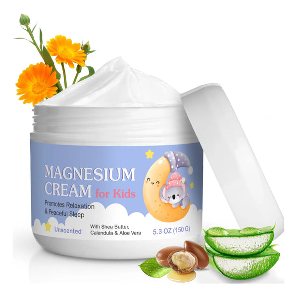 Loción De Magnesio Infantil Relajante Con Caléndula Y Aloe Vera