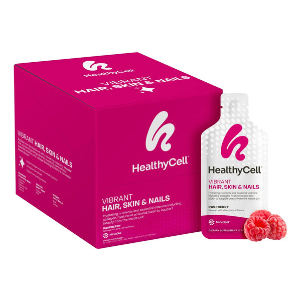 Suplemento Líquido Diario Para Cabello Piel Y Uñas Con Colágeno Y Biotina Sabor Frambuesa