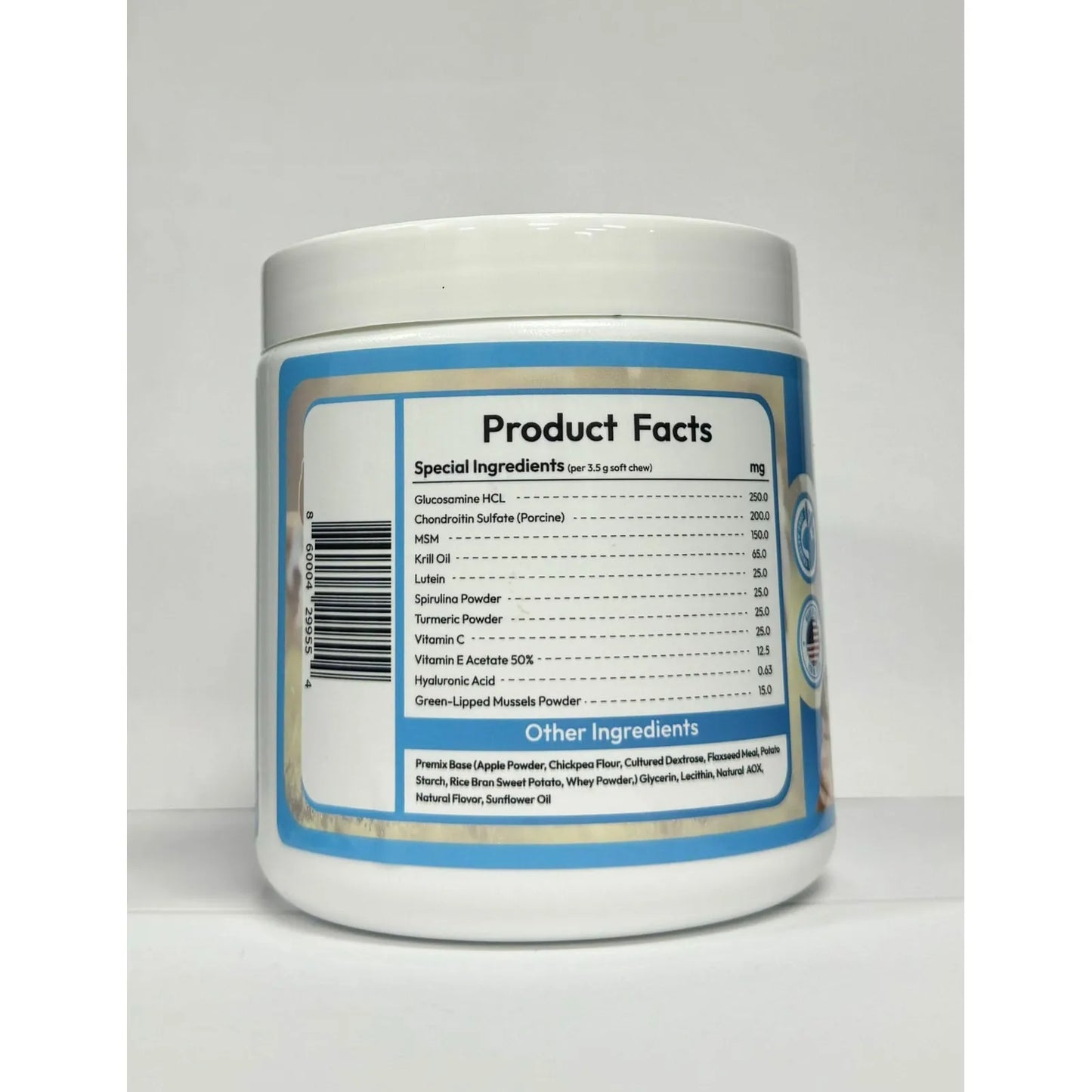 Masticables Suaves De Aceite De Krill Con Glucosamina Para Perros Salud Articular Y Movilidad