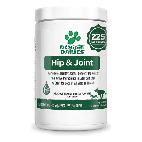 Doggie Dailies Glucosamina Para Perros 225 Masticables Suplemento Articulaciones