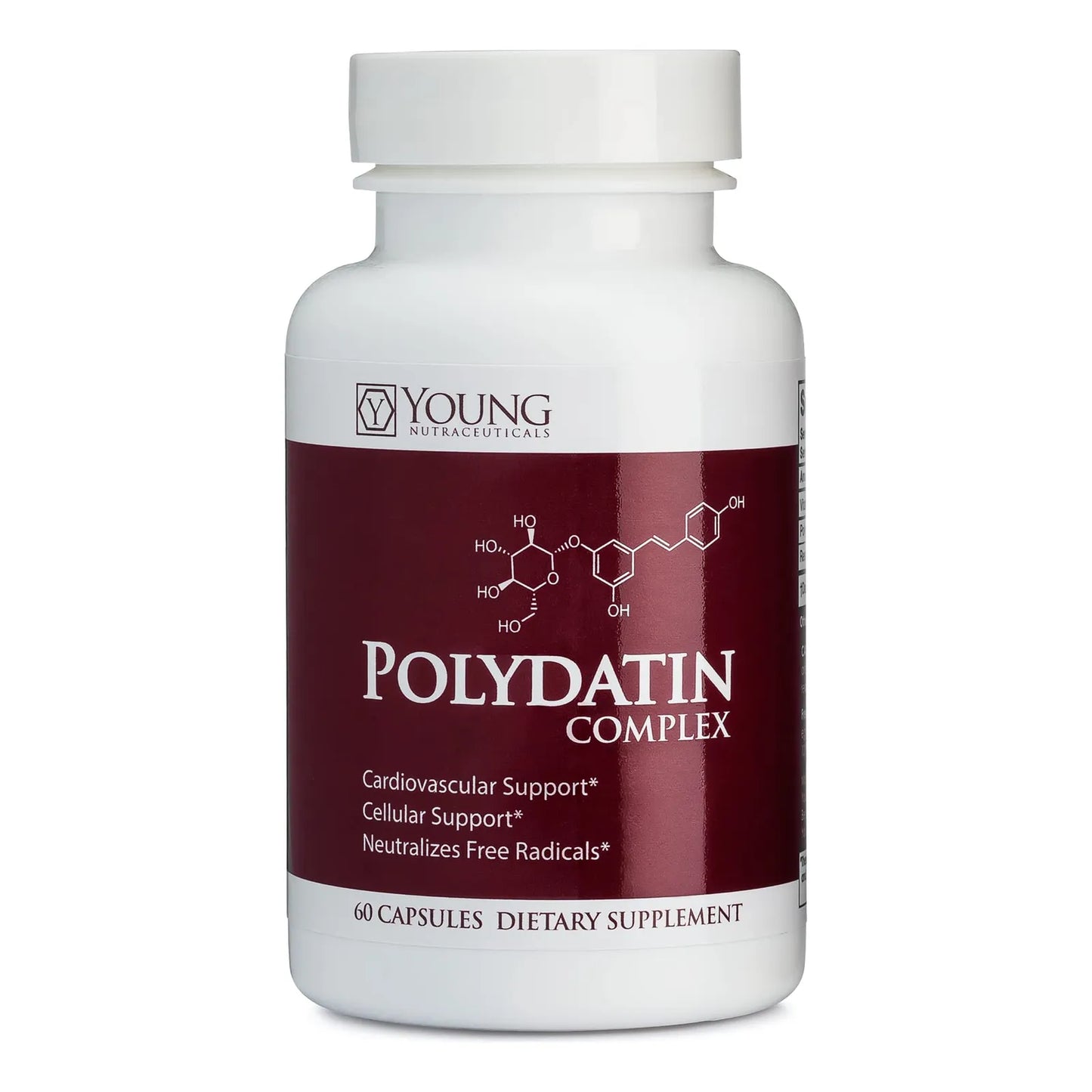 YoungNutra Polidatina Complejo Con Resveratrol 60 Cápsulas Alta Absorción Antioxidante