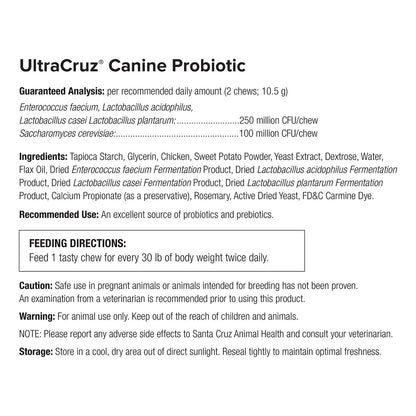 Masticables Probióticos Para Perros 120 Piezas Salud Digestiva E Inmunológica