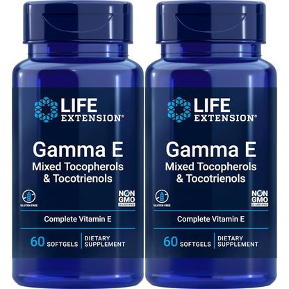 Life Extension Gamma E Mixtos Tocoferoles Tocotrienoles 60 Capsulas Blandas Paquete De 2