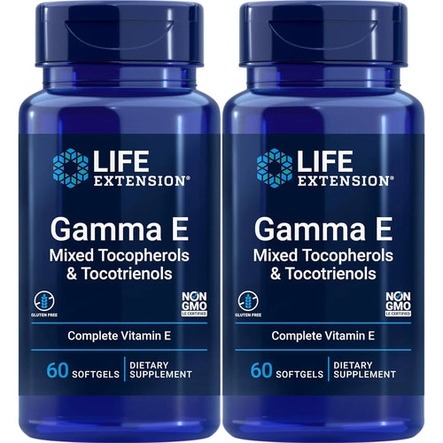 Life Extension Gamma E Mixtos Tocoferoles Tocotrienoles 60 Capsulas Blandas Paquete De 2