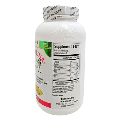 Cápsulas De Semilla De Lino 240 Unidades Fórmula Natural Para Digestión Y Corazón