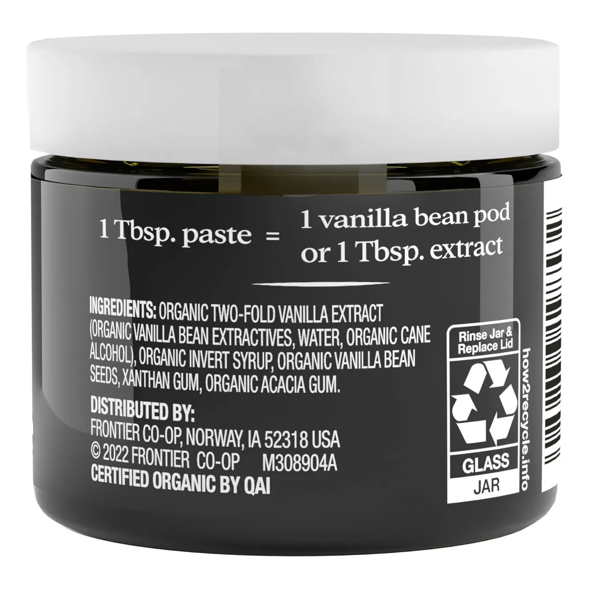 Pasta De Vainilla Organica 60 Ml Ideal Para Reposteria Aroma Intenso Y Natural