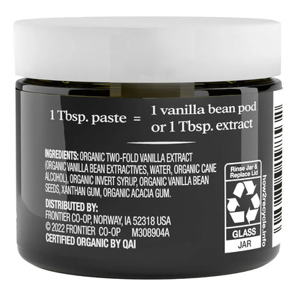 Pasta De Vainilla Organica 60 Ml Ideal Para Reposteria Aroma Intenso Y Natural