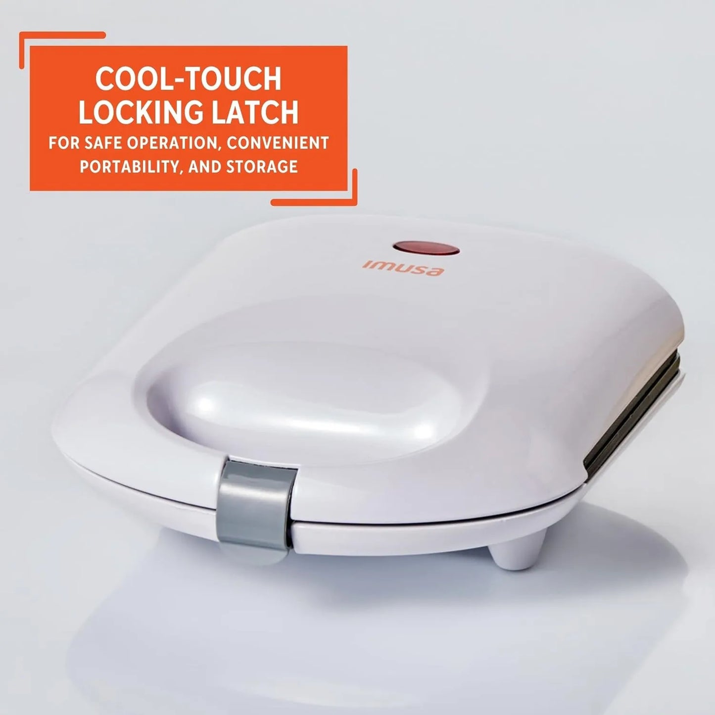 Máquina Eléctrica Antiadherente Imusa Gau 80345 Para Arepas 2 Ranuras 760W