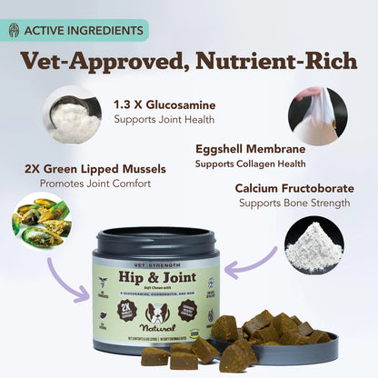 Masticables Naturales Para Perros Mayores Soporte Articular 90 Unidades Alivia Dolor Artritis