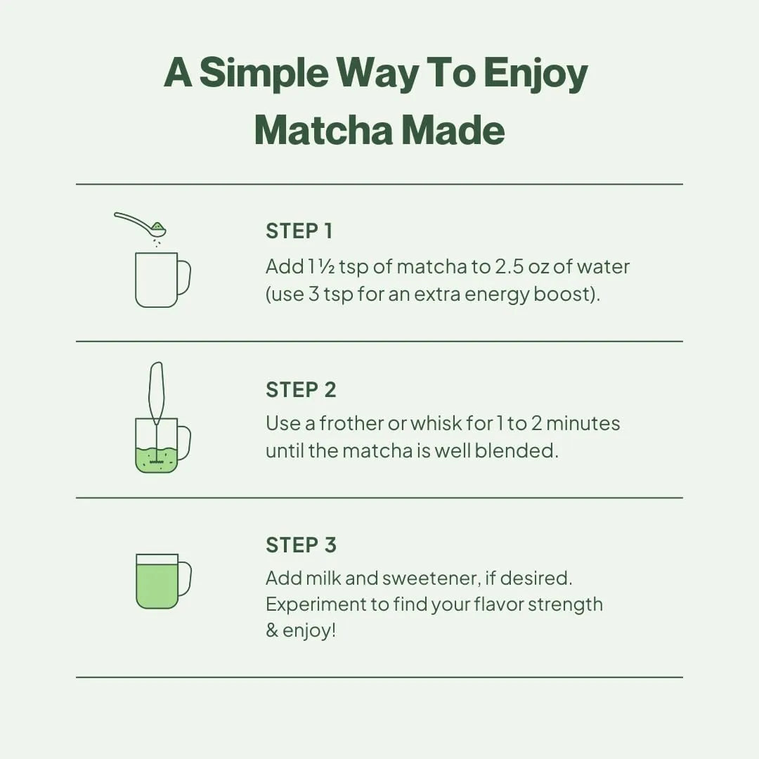 Polvo De Matcha Endulzado Original 240g Lata Resellable Té Verde Japonés Energía Natural