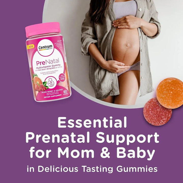 Centrum Prenatal 60 Gomitas Dha - Imagen 4