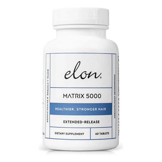 Tabletas Elon Matrix 5000 Suplemento Capilar Con Biotina Para Cabello Fuerte Y Brillante