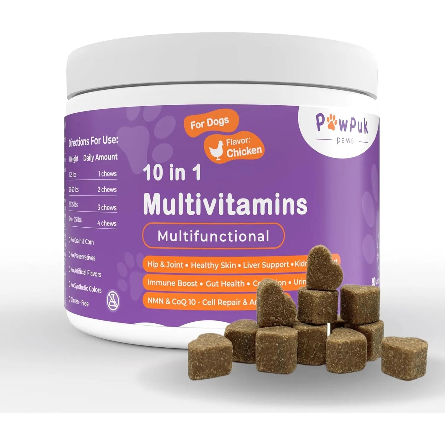Vitaminas Multifuncionales Para Perros Con Silymarina Mejora Articulaciones Piel Y Digestión