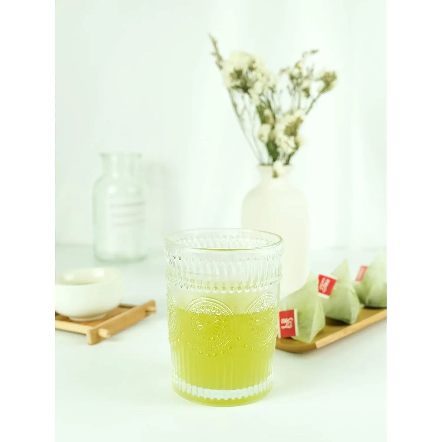 Bolsas De Té Verde Matcha Premium Japonés Con Sencha Antioxidante 100 Unidades