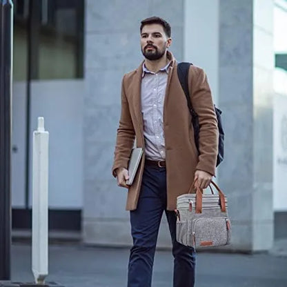 Bolsa Termica Miycoo 15 Litros Gris Organiza Comidas Sin Fugas