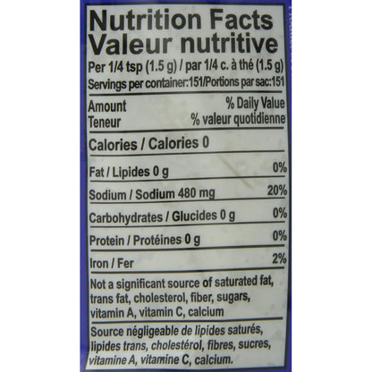 Sal Marina Celta Con Molinillo 500g Natural Kosher Baja En Sodio