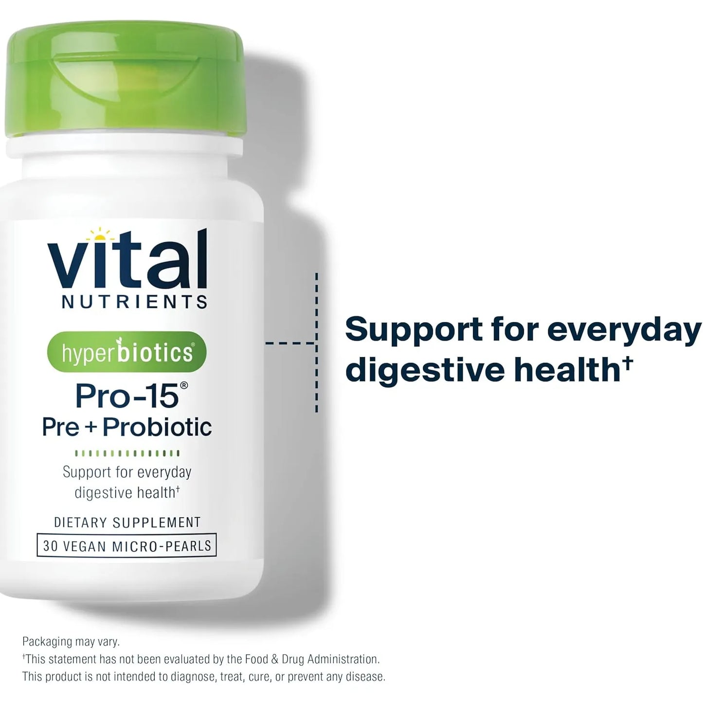 Probiótico 15 Cepas Hyperbiotics Vital Nutrients Apoyo Digestivo E Inmunológico