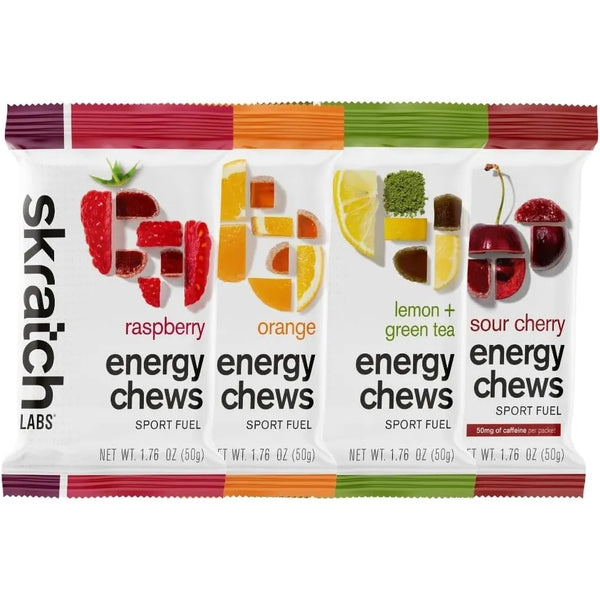 Gomitas Energéticas Skratch Labs Sabor Frambuesa Paquete X10 Sin Gluten Vegano