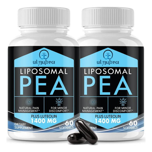 Palmitoiletanolamida Liposomal 1300 Mg Con Luteolina 100 Mg Absorcion Superior 120 Capsulas