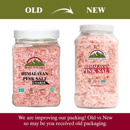 Sal Rosa Del Himalaya 2270g Grano Grueso Sin Omg Kosher Himalayan Chef