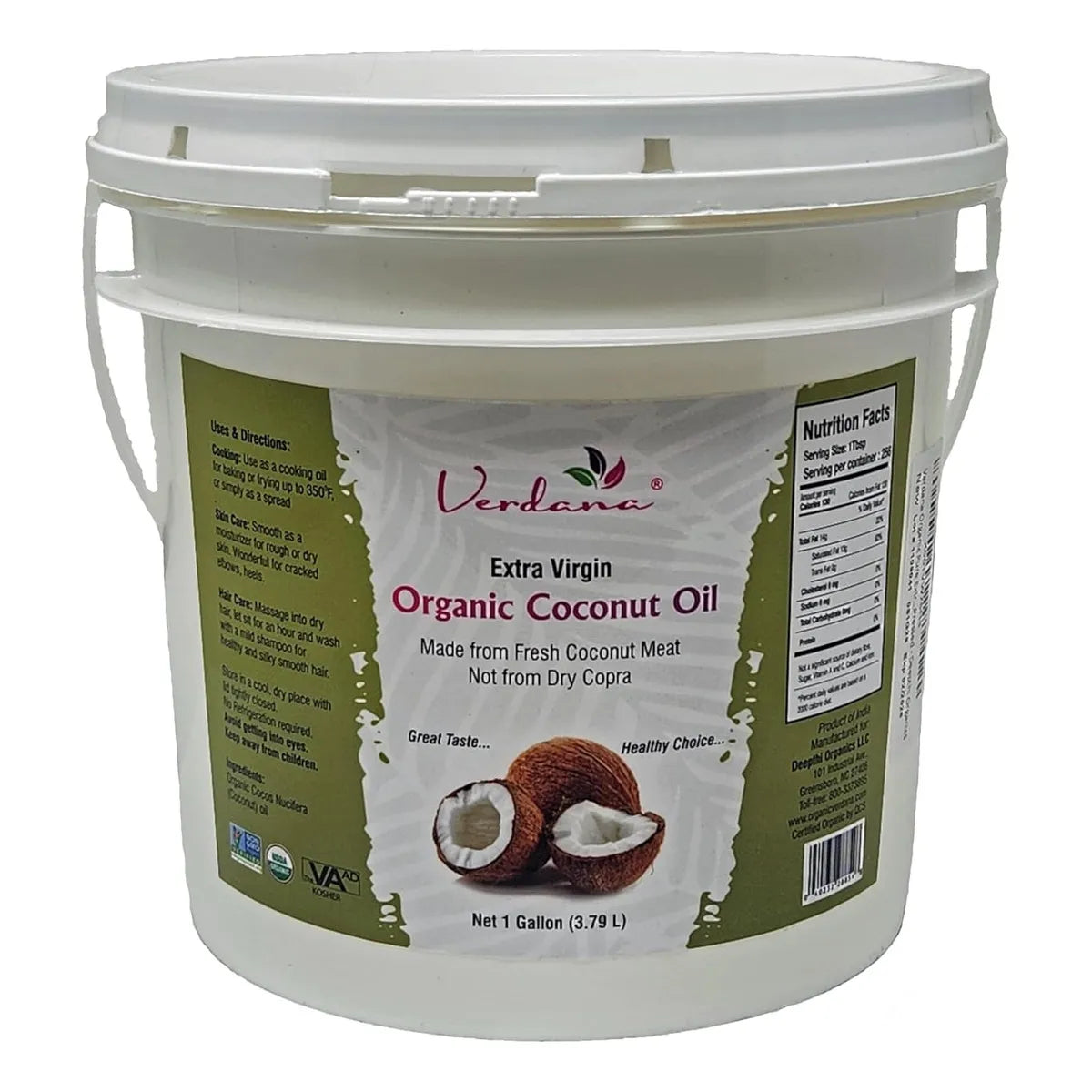 Aceite De Coco Extra Virgen Orgánico Prensado En Frío Ideal Para Cocina Y Belleza