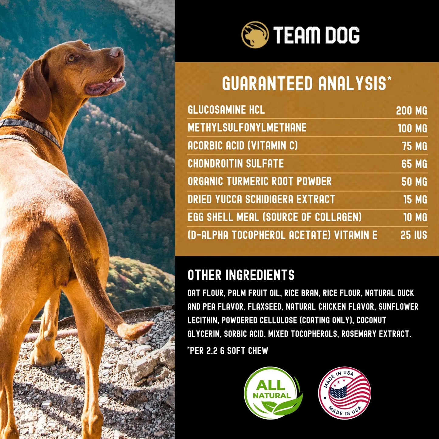 Masticables Para Perros De Cadera Y Articulaciones Con MSM Glucosamina Y Condroitina Sabor Pollo