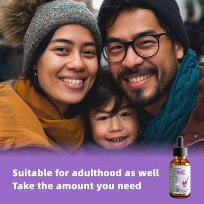 Zinc Liquido Premium Para Bebes Y Ninos Alta Biodisponibilidad Sabor Agradable