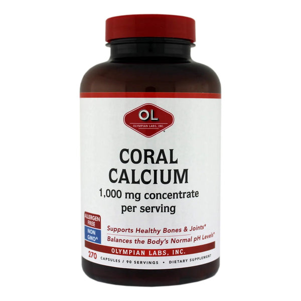 Calcio De Coral 1000 Mg 270 Cápsulas Fortalece Huesos Articulaciones Y PH