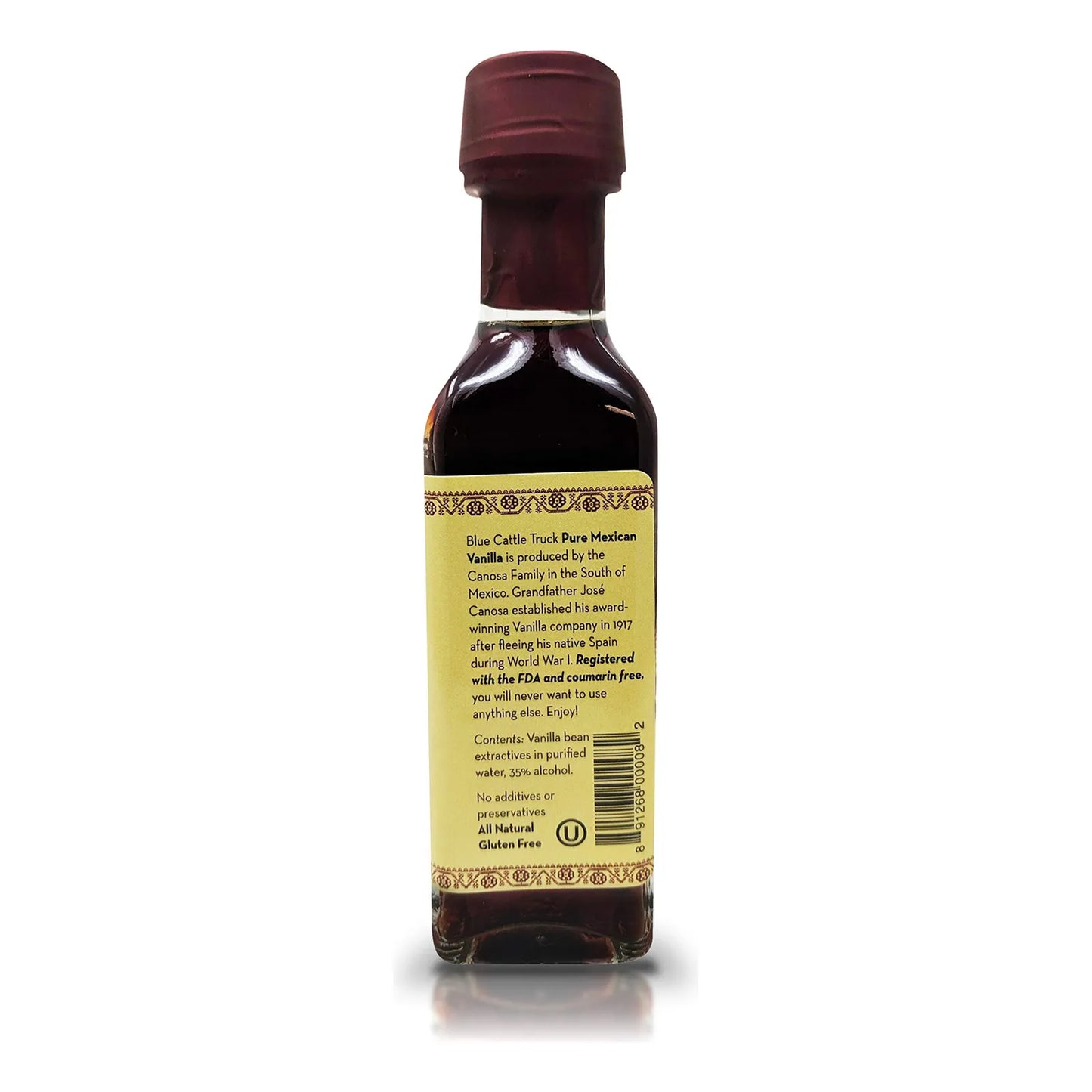 Extracto De Vainilla Mexicana Gourmet Puro 100ml Pequeno 100 Natural