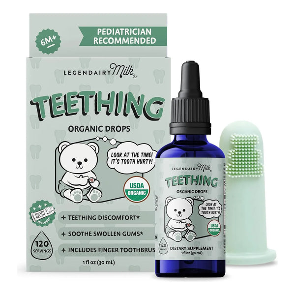 Gotas Orgánicas Dentición Bebé Clavo Manzanilla Alivia Molestias