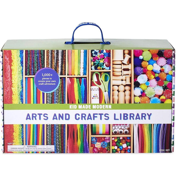 Kit De Arte Y Manualidades 1000 Piezas Estuche Organizador Creatividad Infantil