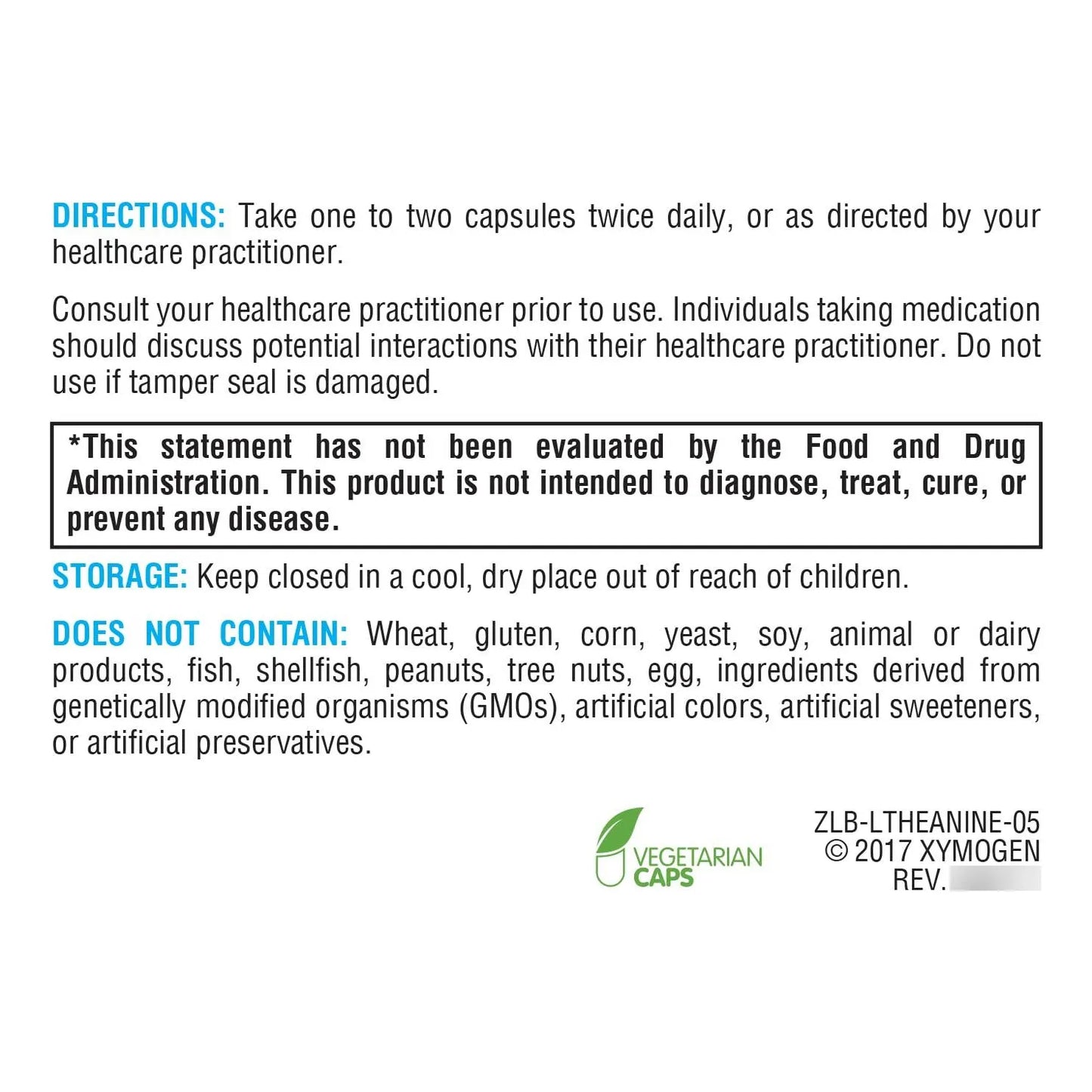 L Teanina Suntheanine 400 Mg Suplemento Para Calma Y Enfoque 60 Capsulas