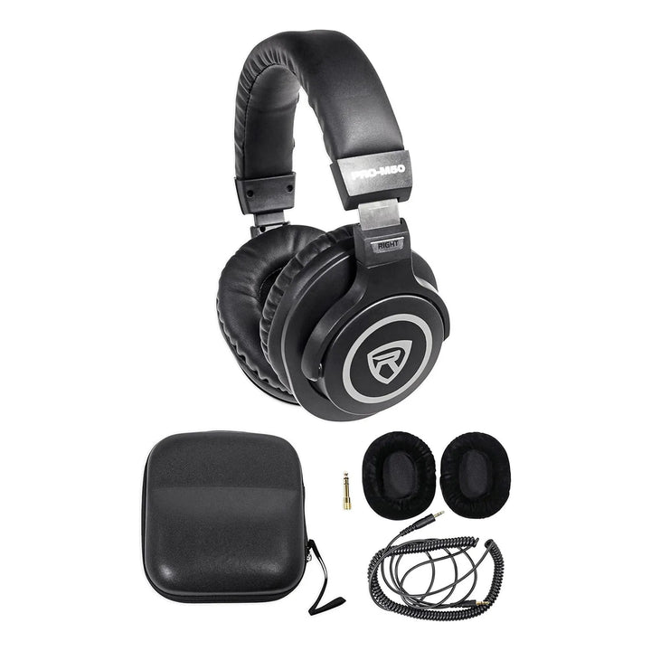 Auriculares Rockville Pro-m50 De Estudio Con Funda Y Acce - Imagen 1