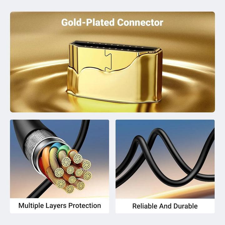 Cable Ugreen Micro Hdmi A Hdmi 4k 60hz 10ft Adaptador Video - Imagen 4