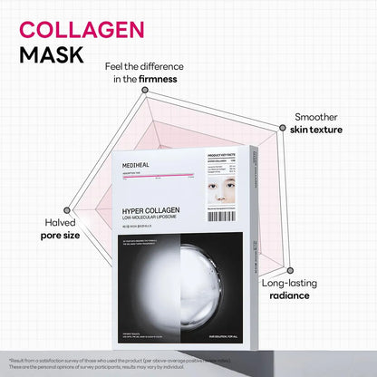 Máscara De Gel Colágeno Mediheal 10 Piezas Cuidado Multilifting Piel Hidratación Profunda