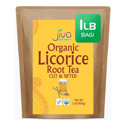 Té Orgánico De Raíz De Regaliz A Granel 450g Dulce Natural USDA
