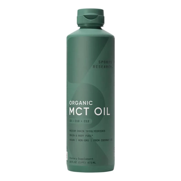 Aceite Mct Sports Research Orgánico Energía Natural 16oz - Imagen 1
