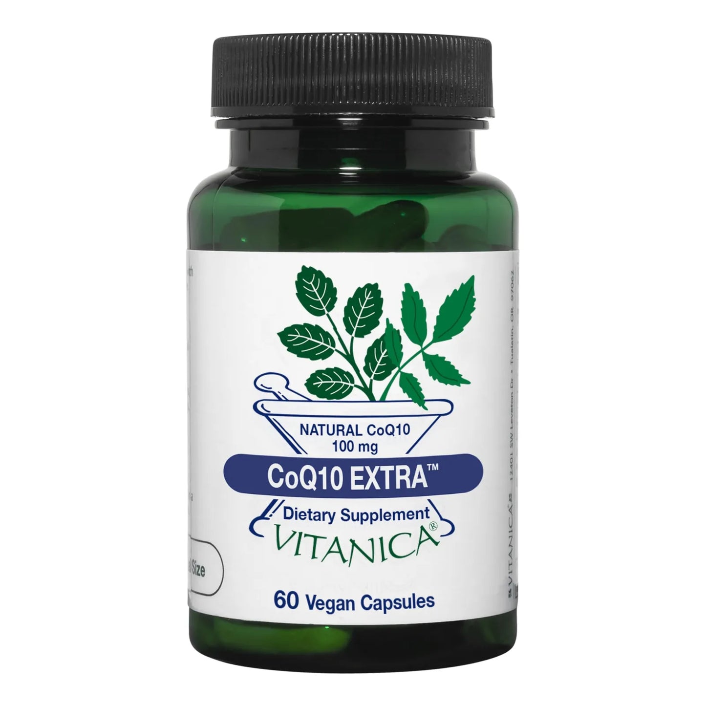 CoQ10 Extra 100 Mg 60 Cápsulas Energía Vitalidad Antioxidante Vitanica