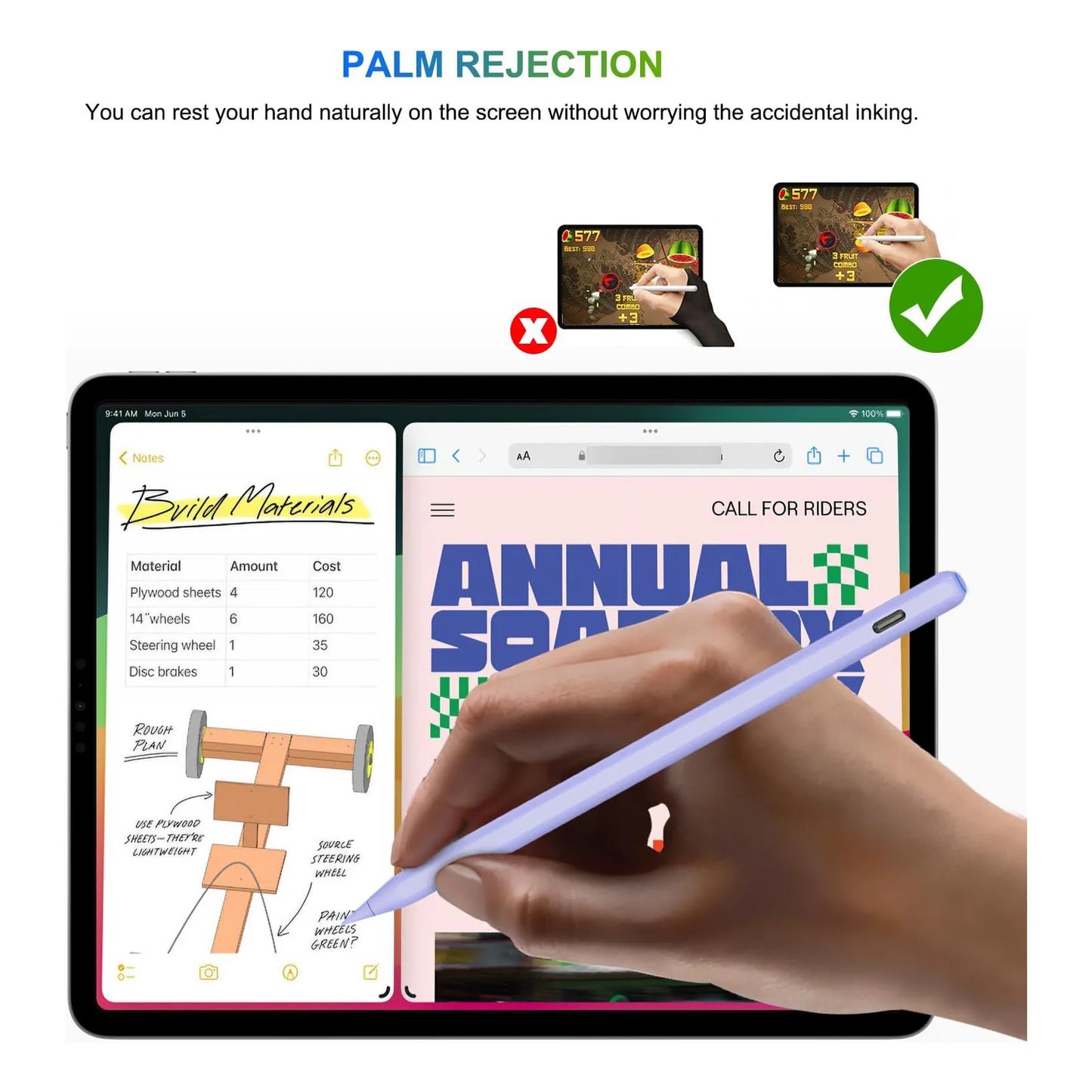 Lápiz De Carga Inalámbrica 2da Gen Para iPad Precisión Y Estilo