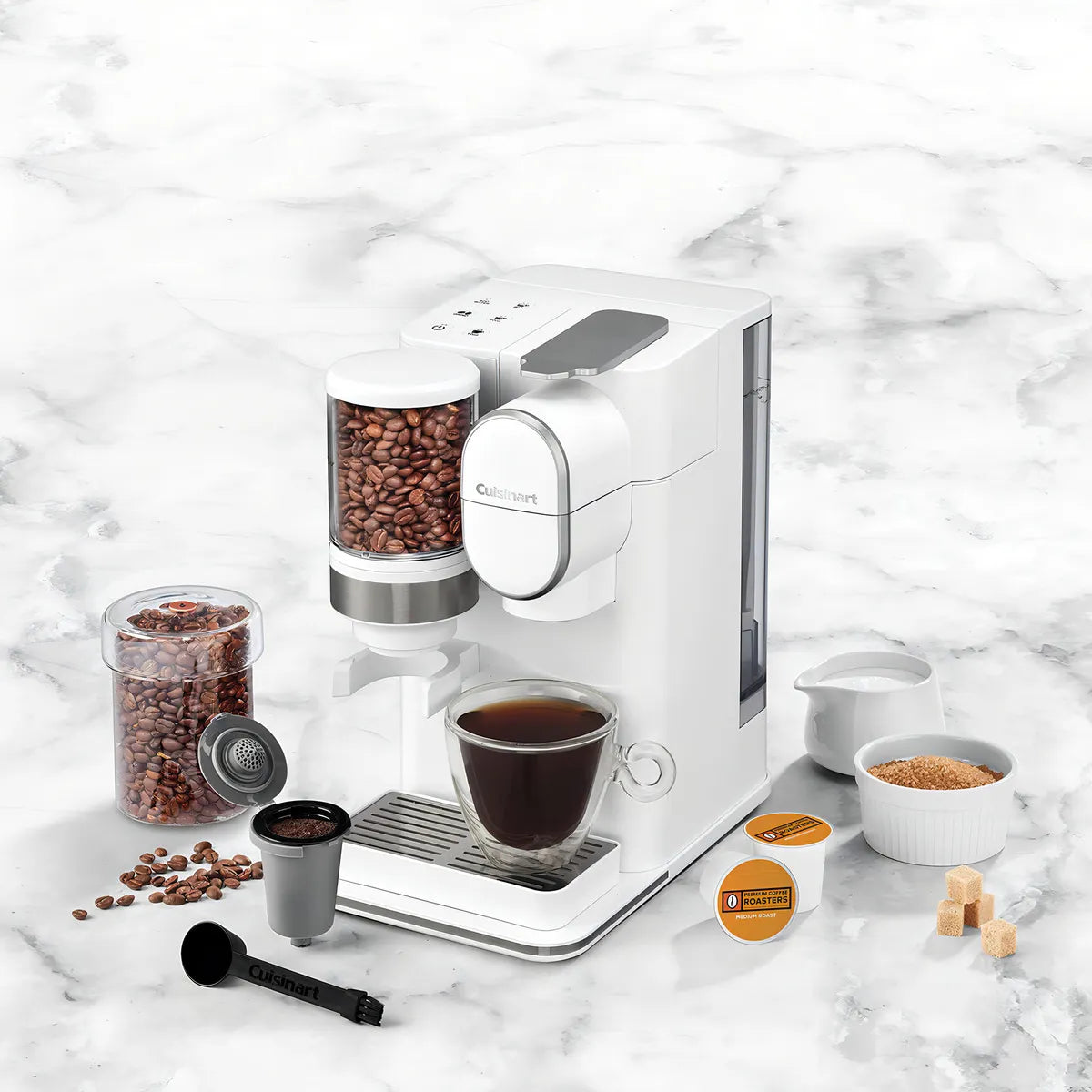 Cuisinart Dgb 2w Cafetera Capsulas Con Molino Cafe 14 L Aroma Intenso