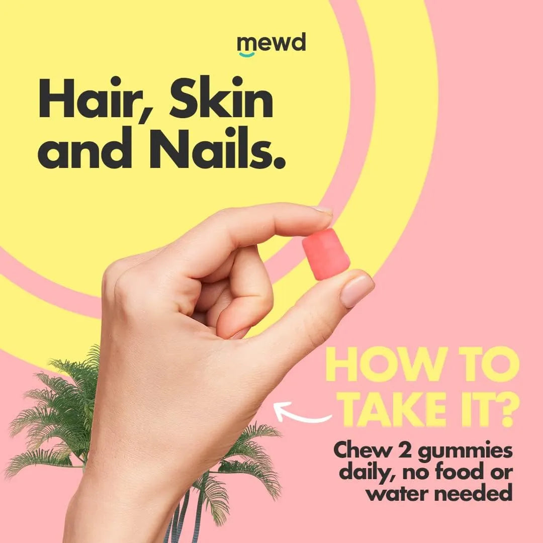 Gomitas Multivitamínicas Masticables Para Cabello Piel Y Uñas Niños Adolescentes