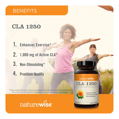CLA 1250 90 Cápsulas Blandas Para Control De Peso Y Fitness
